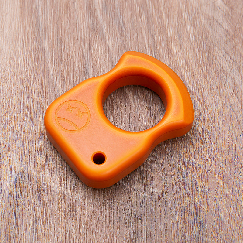 Single Finger Bakelite Polymer Knuckle Duster Brass Knuckles - Tophatter Daily Deals